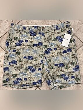 Tommy Bahama Brown Sand Boracay 9” Cotton Stretch Shorts 38 NWT $110 Hawaiian!!